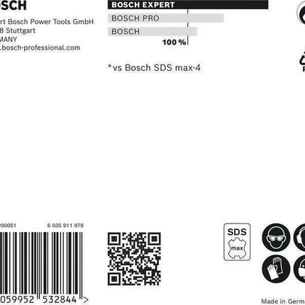 Marteau perforateur BOSCH Expert SDS max-8X Ø 14 mm longueur utile 800 mm longueur 940 mm (4000909894)