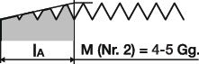 Jeu de tarauds à main RUKO DIN 352 M8x1,25 mm (4300400031)