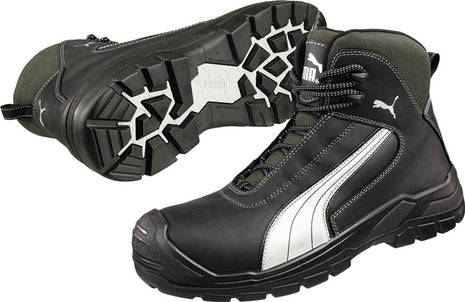 PUMA stivali di sicurezza Cascades Mid taglia 46 nero/bianco ( 4300700276 )