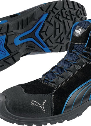 Bottes de sécurité PUMA Rio Black Mid taille 41 noir/bleu ( 4300700411 )