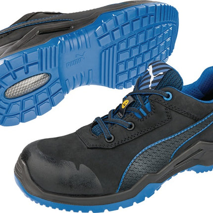Chaussures de sécurité PUMA Argon Blue Low taille 45 noir/bleu ( 4300700445 )