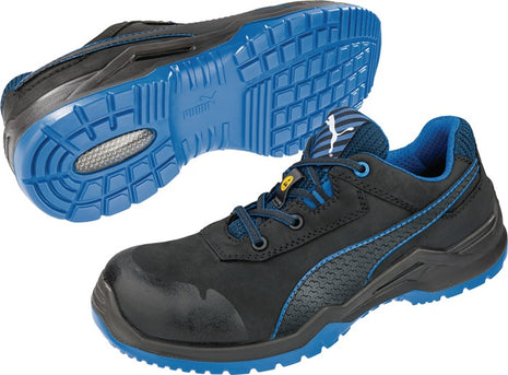 Chaussures de sécurité PUMA Argon Blue Low taille 45 noir/bleu ( 4300700445 )