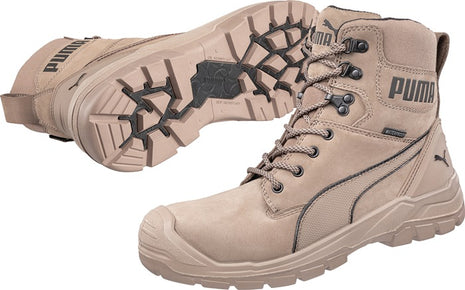 Botas de seguridad PUMA CONQUEST STONE HIGH talla 43 piedra (4300700625)