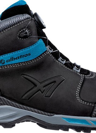 Botas de seguridad ALBATROS TOFANE BLACK QL CTX MID talla 41 negro/azul ( 4300700661 )