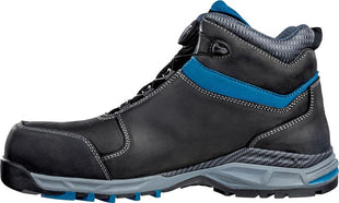 Botas de seguridad ALBATROS TOFANE BLACK QL CTX MID talla 41 negro/azul ( 4300700661 )