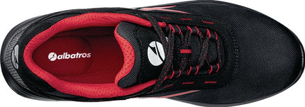 ALBATROS Chaussures de sécurité GRID LOW taille 44 noir/rouge ( 4300700704 )