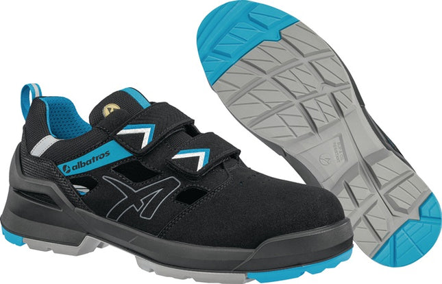 ALBATROS Chaussure de sécurité FORGE AIR LOW taille 40 noir/bleu ( 4300700800 )