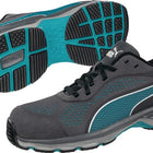 Chaussures de sécurité pour femmes PUMA FUSE KNIT taille 41 gris/bleu ( 4300700825 )