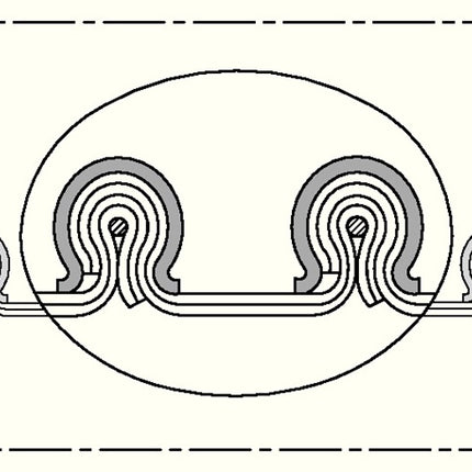 NORRES Tuyau d'aspiration et de soufflage CP HYP 450 Ø intérieur 50-51 mm ( 4501400401 )