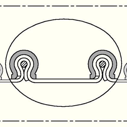 NORRES Tuyau d'aspiration et de soufflage CP VITON(R) 459 EC Ø intérieur 75-76 mm ( 4501401305 )