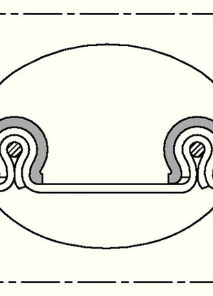 NORRES Absaug- und Gebläseschlauch CP VITON® 459 EC Innen-Ø 250 mm ( 4501401312 )