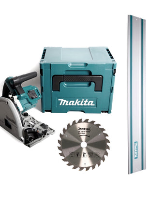 Makita DSP 600 ZJ  Akku Tauchsäge 36V (2x18V) Brushless + Führungsschiene + 2x Sägeblatt + Makpac - ohne Akku, ohne Ladegerät - Toolbrothers