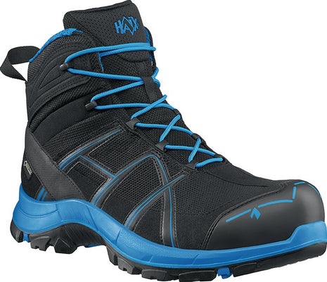 HAIX Sicherheitsstiefel BE Safety 40.1 Mid Größe 9,5 (44) schwarz/blau ( 4721000042 )