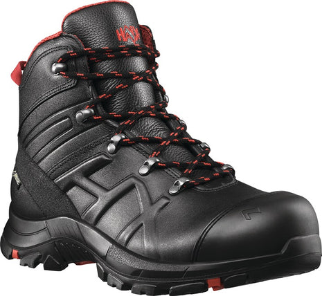 HAIX stivali di sicurezza BE Safety 54 Mid taglia 10.5 (45.5) nero/rosso ( 4721000178 )