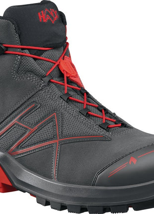 HAIX Sicherheitsstiefel Connexis® GTX mid Größe 6,5 (40) grau/rot ( 4721000570 )