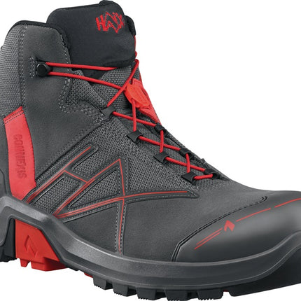 Bottes de sécurité HAIX Connexis(R) GTX mid taille 9 (43) gris/rouge ( 4721000573 )