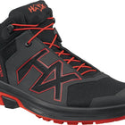 HAIX Chaussures de loisirs CONNEXIS Go GTX mid taille 10 (45) noir/rouge ( 4721000715 )