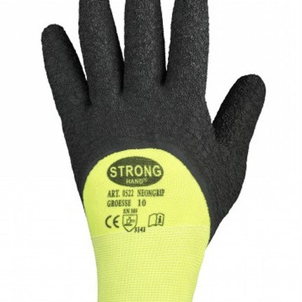 STRONGHAND gants NEONGRIP taille 10 jaune fluo/noir ( 8000140723 )