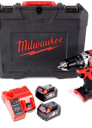 Milwaukee M18 BLDD 402 C 18 V Brushless Li-Ion Akku Bohrschrauber im Koffer + 2 x 4,0 Ah Akku + Ladegerät - Toolbrothers