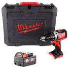 Milwaukee M18 BLDD 501 18 V Brushless Li-Ion Akku Bohrschrauber im Koffer + 1 x 5,0 Ah Akku - ohne Ladegerät - Toolbrothers