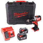 Milwaukee M18 BLDD 502 C 18 V Brushless Li-Ion Akku Bohrschrauber im Koffer + 2 x 5,0 Ah Akku + Ladegerät - Toolbrothers