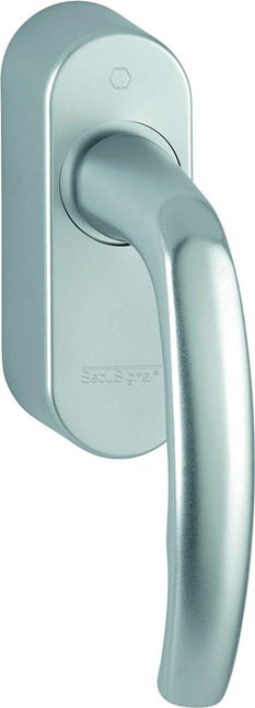 HOPPE poignée de fenêtre Atlanta 0530/FR-408 aluminium F9 / couleur acier (8000347453)