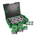 SPAX Montagekoffer Sortimo L-Boxx Aufbewahrungskoffer für Schrauben + 515 tlg. Zubehörset mit Senkmultikopfschrauben, Bits TSTAR plus - Toolbrothers