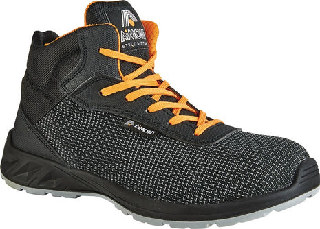 AIMONT Sicherheitsstiefel Diamont AVANGER Größe 43 schwarz/orange ( 8000477689 )