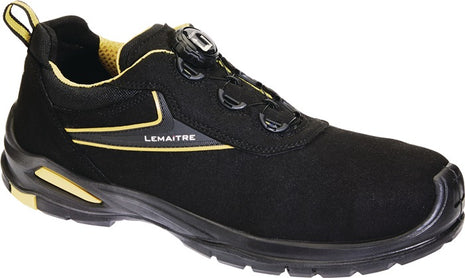 LEMAITRE Zapato de seguridad Harrison talla 43 negro/amarillo (8000776456)