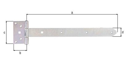 GAH Suspensions croisées L.391 x 59xl.103 x 40xépaisseur 4 mm ( 8001514121 )