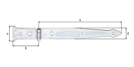 GAH Elingue de jet Longueur 252 x 77 mm Largeur 48 x 35 mm ( 8001514125 )