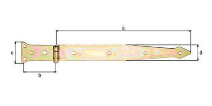 GAH Elingue de jet Longueur 302 x 77 mm Largeur 48 x 35 mm ( 8001514126 )