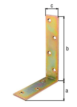 GAH Equerre de poutre L180x120 mm Largeur 40 mm ( 8001732521 )