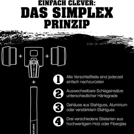 HALDER Tête de marteau de protection Diamètre de la tête 80mm ( 8002360802 )