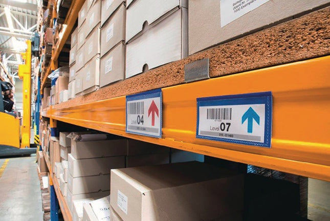 Pochette pour étiquettes DURABLE L150xH67mm bleu (9000451001)