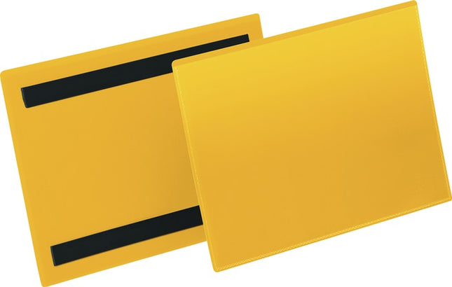 Pochette pour étiquettes DURABLE L210xH148mm jaune (9000451027)