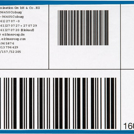 Pochette pour étiquettes EICHNER L160xH110mm (9000451046)