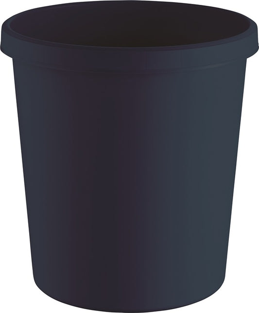 Corbeille à papier HELIT 18 l H331xØ315 mm avec bord poignée (9000468464)