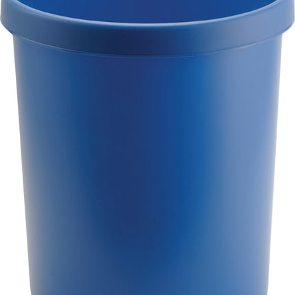 HELIT corbeille à papier 30 l H405xØ350 mm avec bord poignée (9000468492)