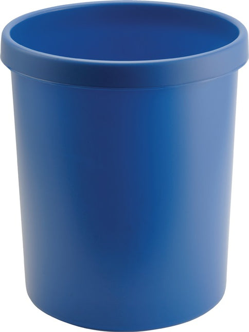 HELIT corbeille à papier 30 l H405xØ350 mm avec bord poignée (9000468492)