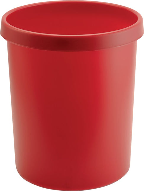 Corbeille à papier HELIT 30 l H405xØ350 mm avec bord poignée (9000468493)