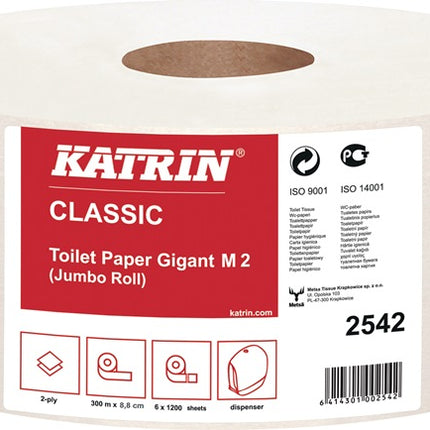 Papier toilette KATRIN Katrin Classic Gigant M2 2 épaisseurs (9000469119)