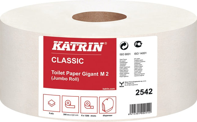 Papier toilette KATRIN Katrin Classic Gigant M2 2 épaisseurs (9000469119)