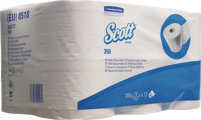 Papier toilette SCOTT Scott 8518 3 épaisseurs, petits rouleaux (9000469718)