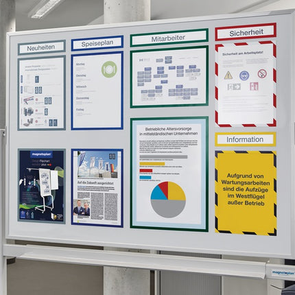MAGNETOPLAN cadre magnétique DIN A3 bleu (9000483027)