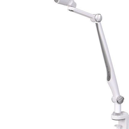 Lampe de bureau HANSA LED Multiflex ABS, fer, PS blanc/argent hauteur 600 mm ( 9000483601 )