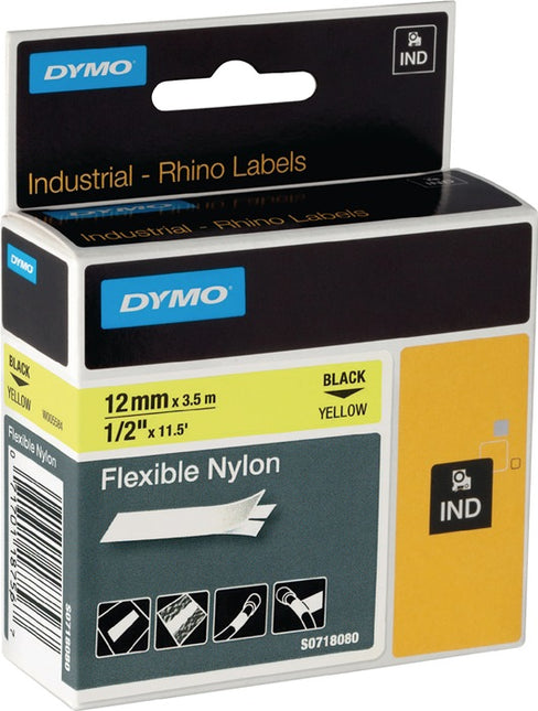 Ruban d'étiquettes DYMO largeur 12 mm longueur du ruban 3,5 m (9000484100)