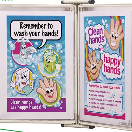 Support mural TARIFOLD 10 panneaux d'affichage (9000492070)