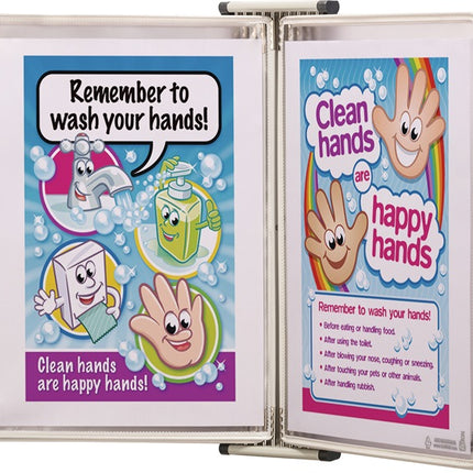 Support mural TARIFOLD 10 panneaux d'affichage (9000492071)