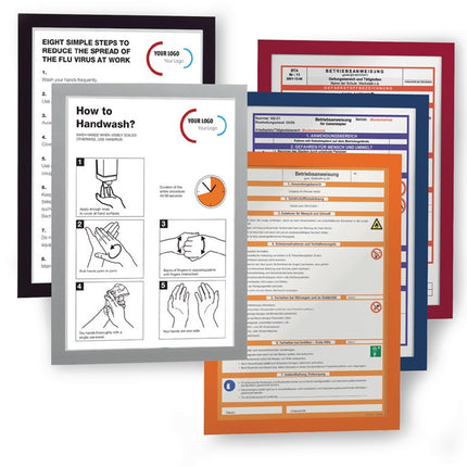 Cadre magnétique DURABLE DIN A4 argent (9000492405)